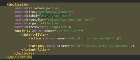 Android Manifest