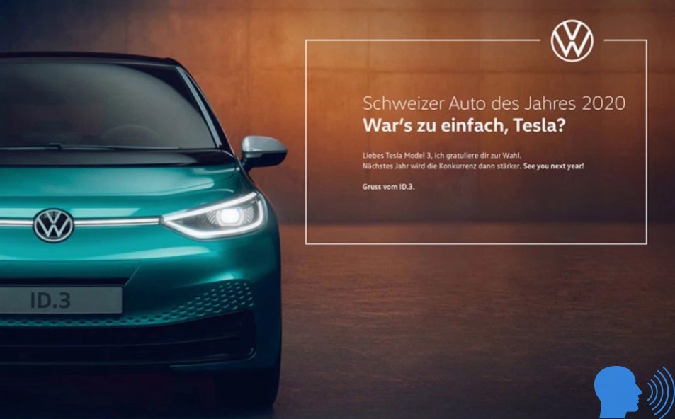 Elektrikli Volkswagen Reklamı