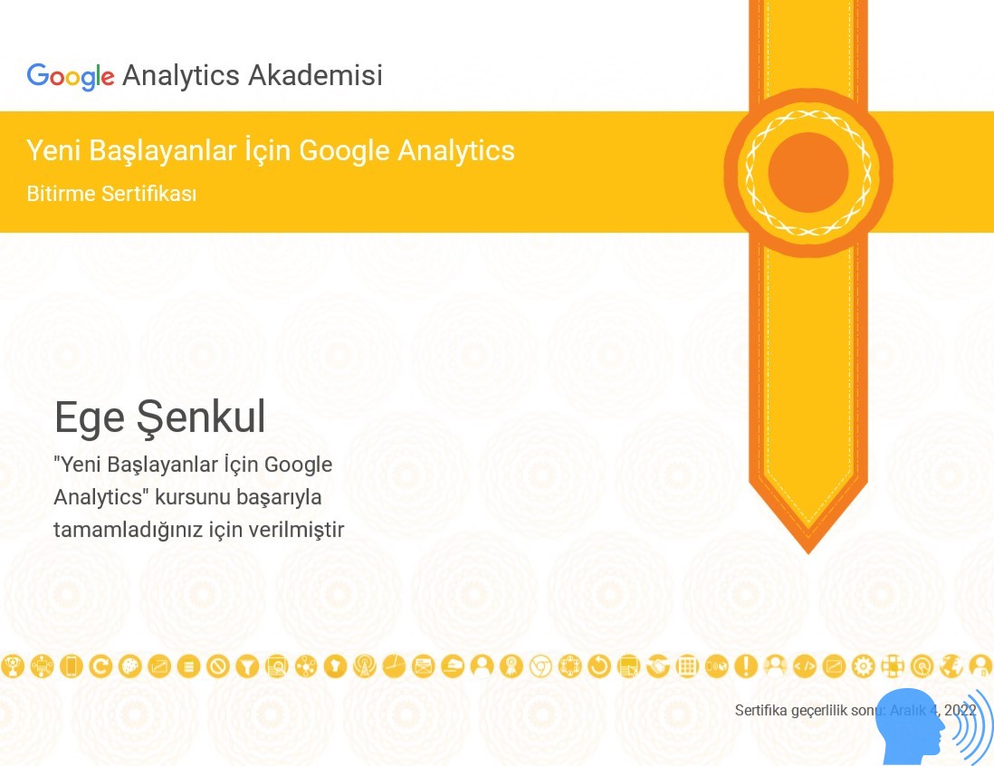 google analytics akademisi sertifika
