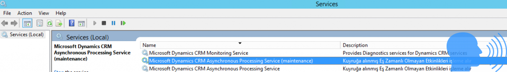 async services dynamics crm